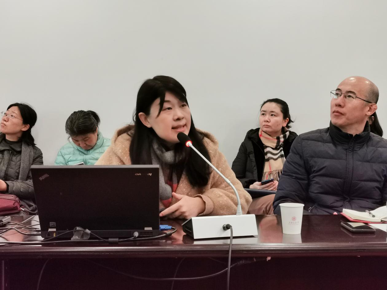 学指委党总支在闵行校区逸夫楼210会