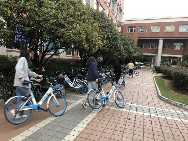 图2 教工支部党员与中心负责人交流