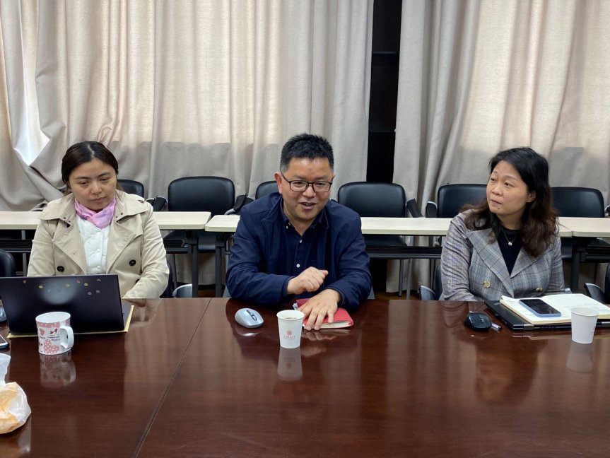 规划处党支部在闵行校区行政楼B510