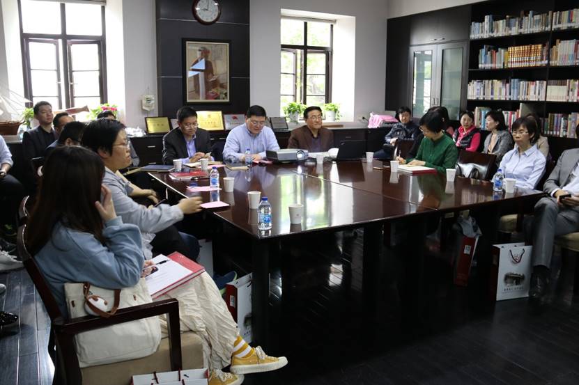 钱学森图书馆和分析测试中心开展联组明